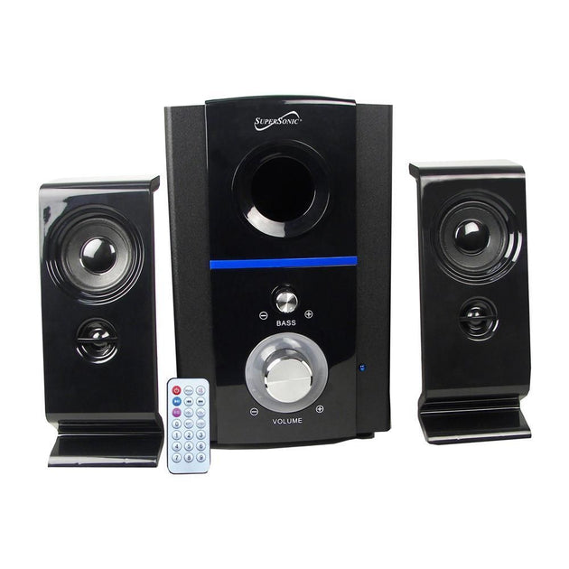 Supersonic Bluetooth Multimedia Speaker System Black 4