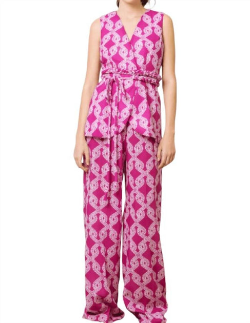 Kleid Palazzo Pants Pink XS 2
