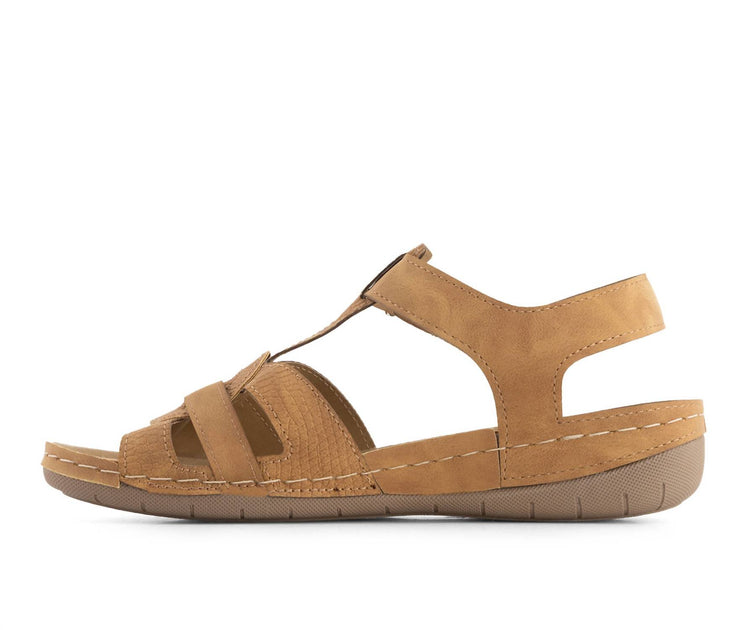 Andrea Ultra Comfort Flat Sandal Brown US 8 4