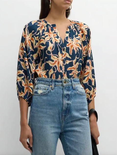 Apiece Apart Mitte Top Blau Medium 4