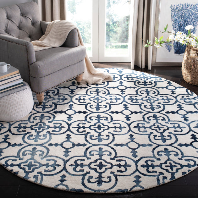 Safavieh DDY711 Area Rug Ivory Navy 4