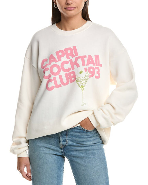 Pro-Ject Social T Capri Cocktails Sweatshirt White X-Small 2