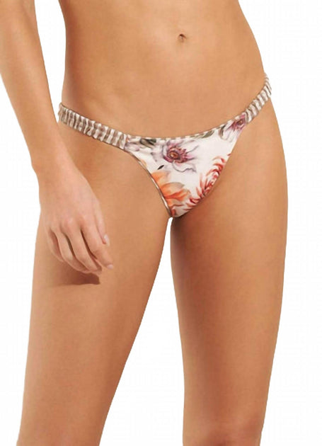 Maaji Vichy Nadine Tab Side Bikinihose Beige Large 3