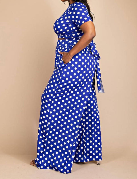 The Curve Kiani 2 Piece Set Blue 3X 3