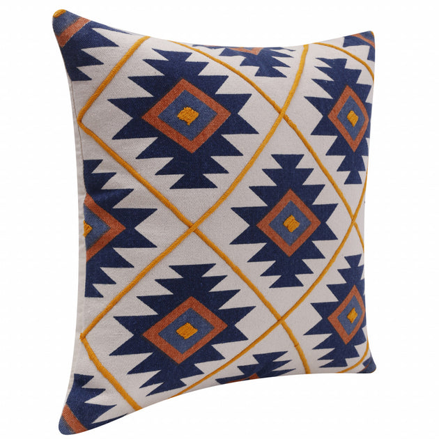 Hivvago Square Pillow Blue 50x50cm 3