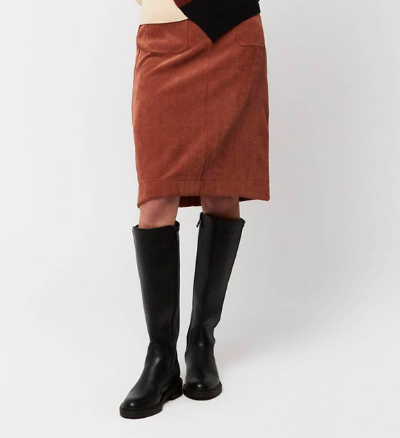 Aldo Martins Asha Corduroy Skirt Brown Medium 2