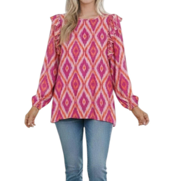 Michelle McDowell Kacey Top Pink Small 2