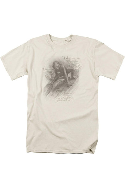 Gildan The Hobbit Riddles T-Shirt Beige Medium 2