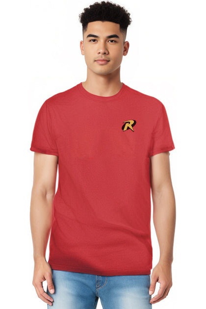 Gildan Batman Robin Logo T-Shirt Red XL 4