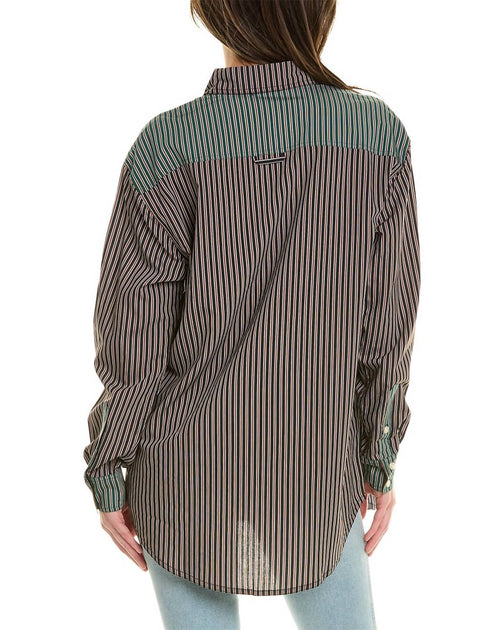 Solid & Striped The Oxford Tunic Shirt Grey XS 3