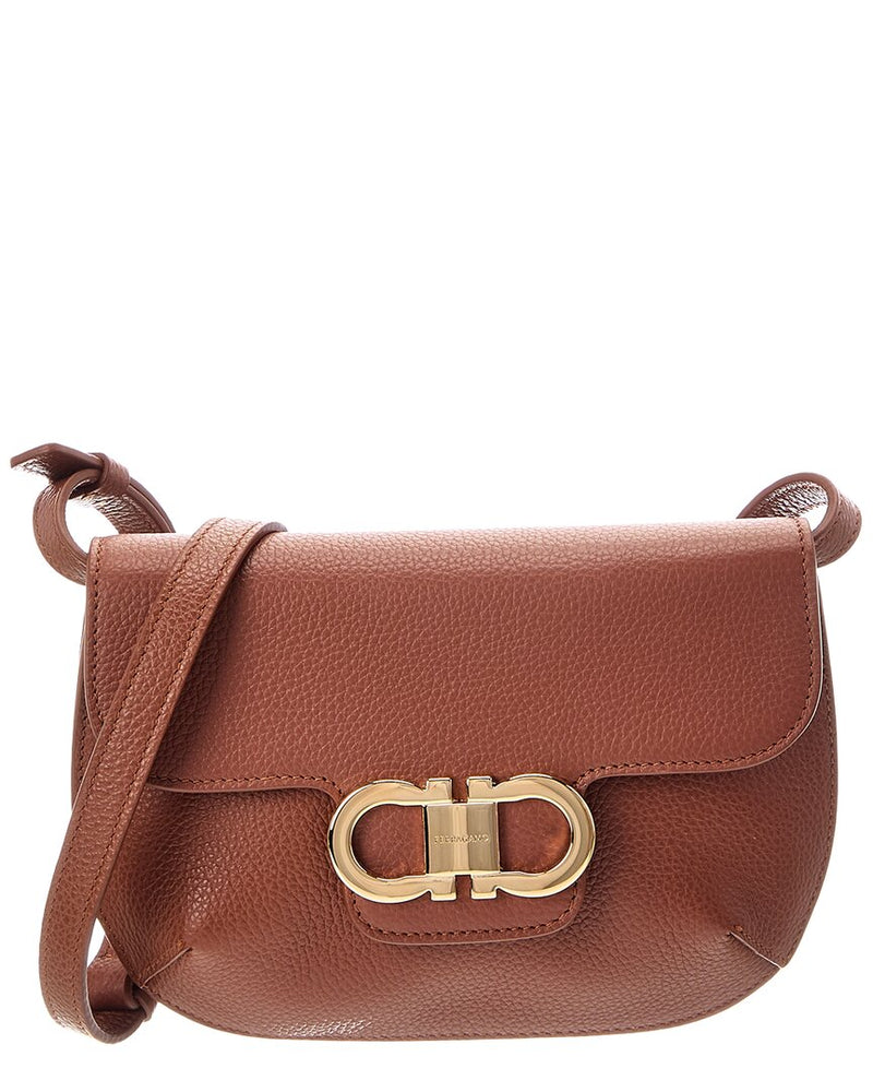 バッグ Salvatore Ferragamo Gancini Leather Bag Salvatore Ferragamo Ferragamo Gancini Leather Shoulder Bag | ShopSimon