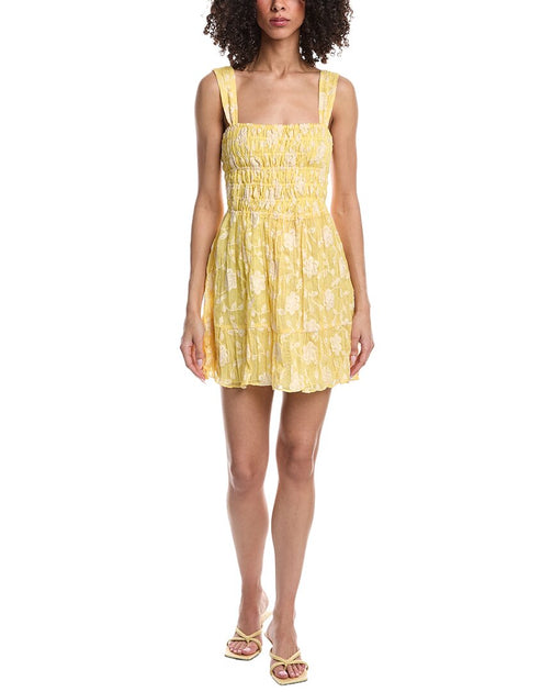 Ramy Brook Aydan Mini Dress Yellow XLarge 2