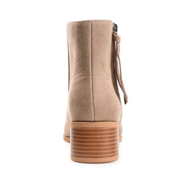 Journee Collection Sadiya Women's Bootie Beige US 7.5 4