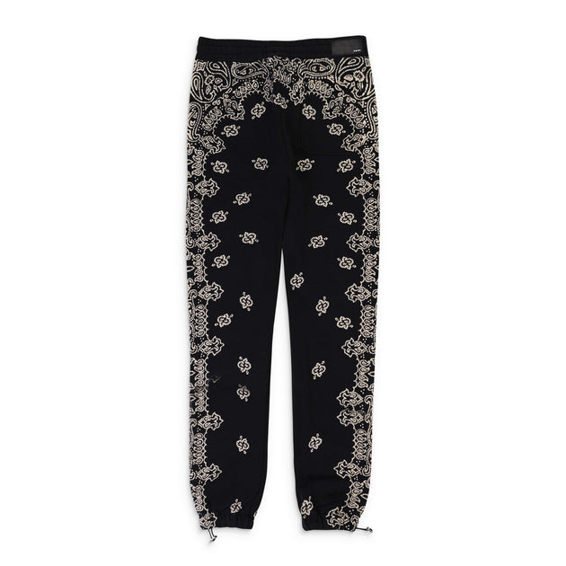 Amiri Bandana Bleach Sweatpants Black Small 2