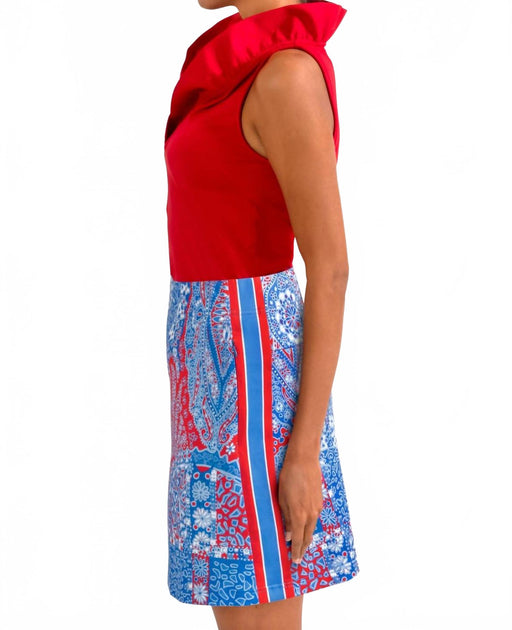 Gretchen Scott Skippy Grand Bazaar Skort Red Small 3