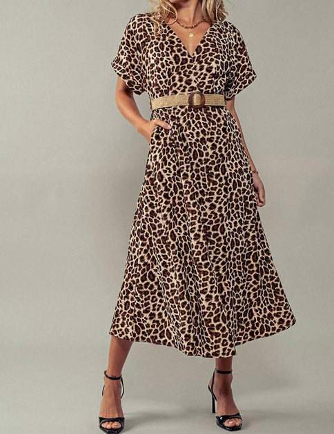 Urban Daizy Belted Dress Multi Large 3