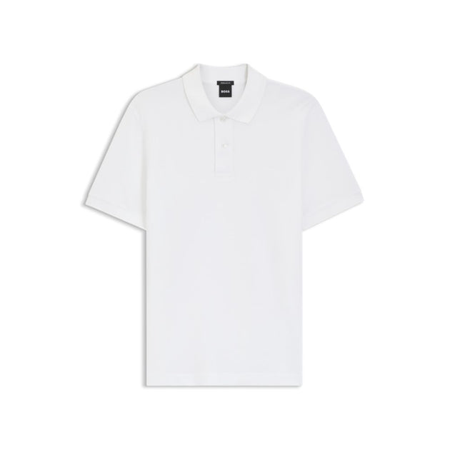 Boss Pallas Polo Shirt White Small 2