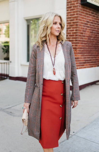 Pink Martini Scarlett Pencil Skirt Multi Medium 4