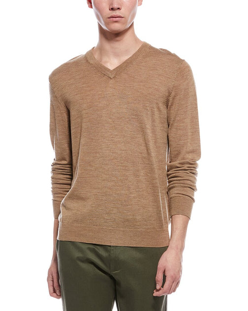 Bruno Magli Wollpullover mit V-Ausschnitt 2