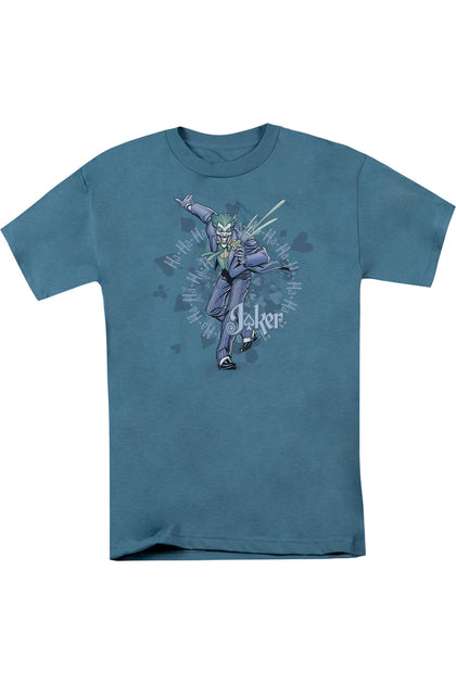 Gildan Batman Acid Spiral T-Shirt Bleu Large 2