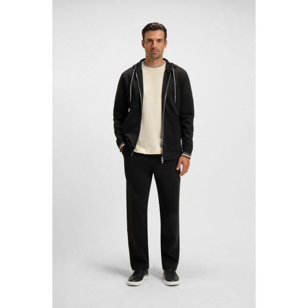 Boss Zip-up Hoodie Black Large 3