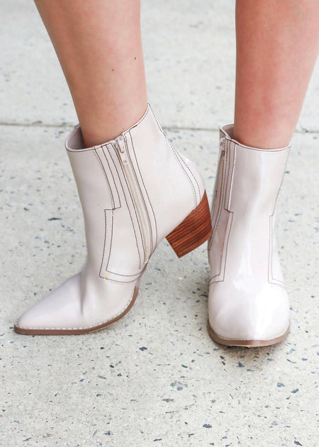 Matisse Liza Ankle Boots White US 7.5 3