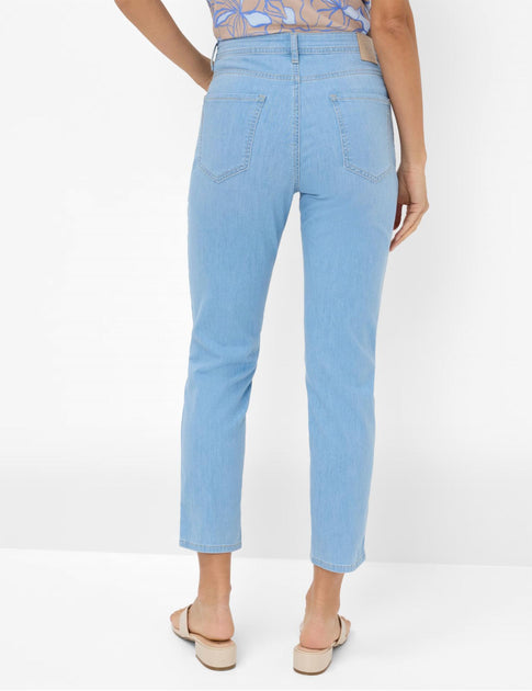 Brax Mary Cropped Straight Leg Jeans Black US 8 4