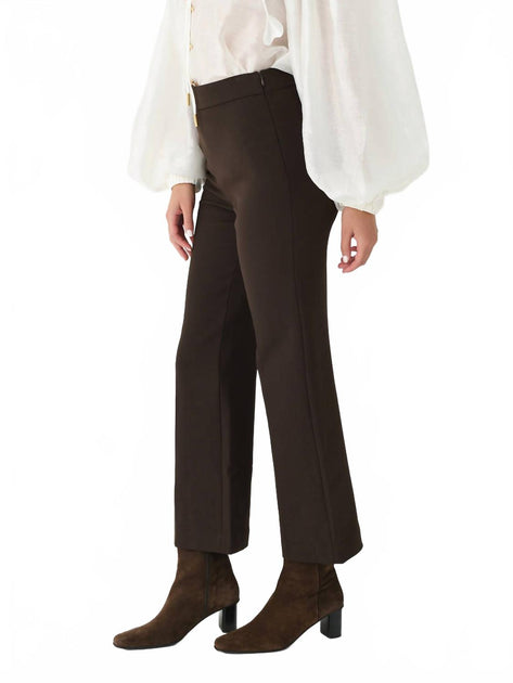 SIMKHAI Mackenzie Straight Leg Pants Black US 14 3