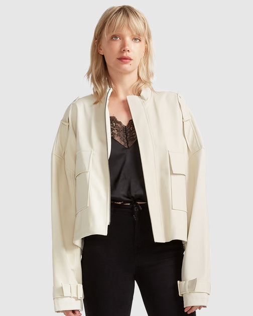 belle & bloom Reload Jacket Beige Large 2