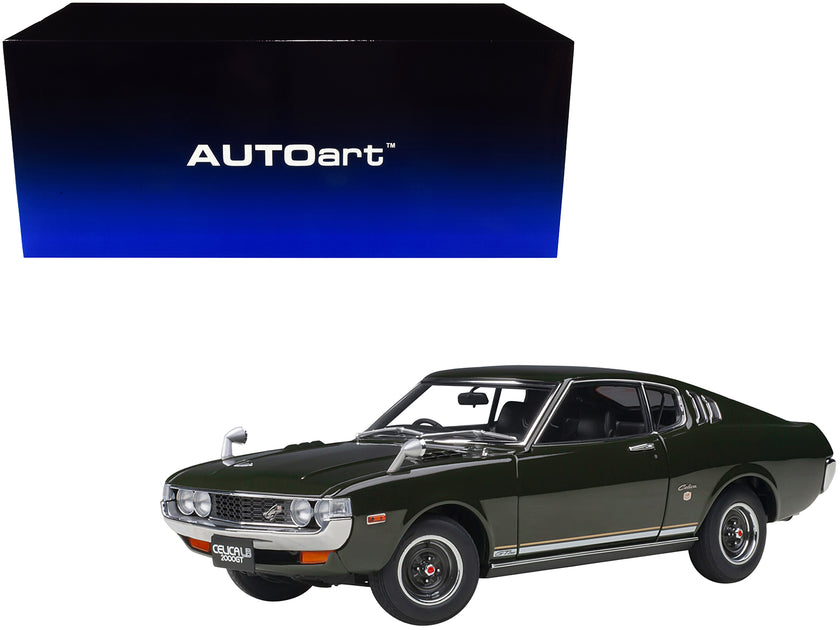 Autoart 1973 Toyota Celica Liftback 2000GT Moss Green 1/18 2