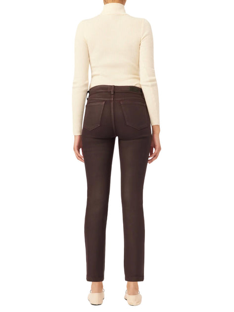 DL1961 Mara Straight Ankle Jeans Brown 25 4