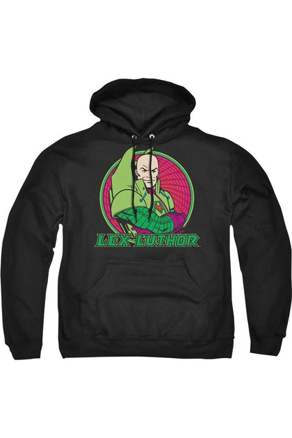 Gildan DC Comics Lex Luthor Hoodie Black 4XLarge 2