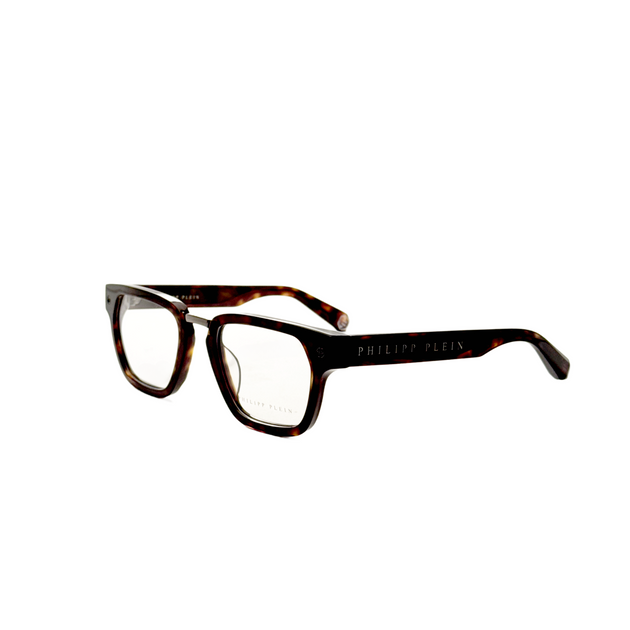Philipp Plein VPP055W 51mm Shiny Dark Havana Optical White 3