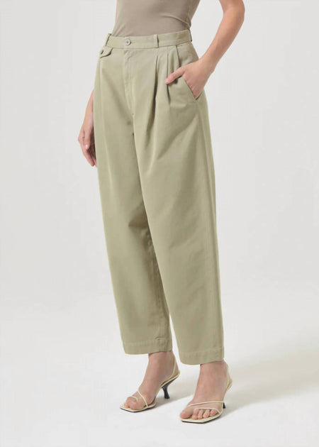 AGOLDE Becker Pantalon Chino Baggy Fit Beige 31 3