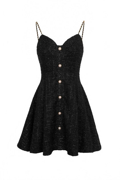 RIVIR Alina Flared Dress Black Small 3