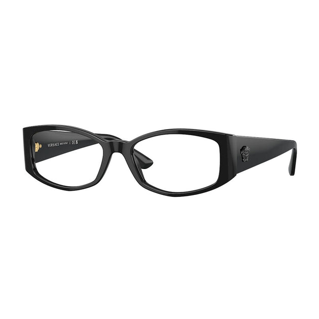 Versace VE33435429 Geometric Eyeglasses Brown One Size 2