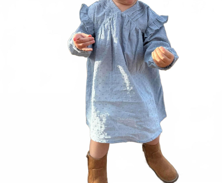 Vignette Brenn Kid's Dress Slate Blue 9-12 Months 3