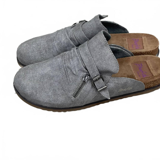 Blowfish Florah Clog Shoes Grey US 6.5 3