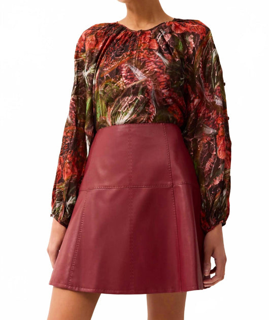 Marie Oliver Arabella Bluse Rot XXS 2
