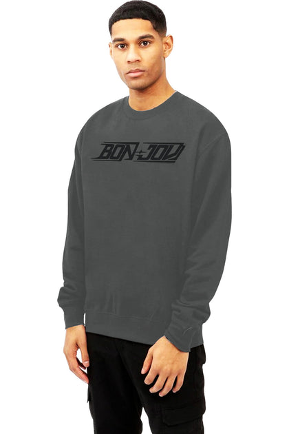 Gildan Bon Jovi Crewneck Sweatshirt Grey XL 4