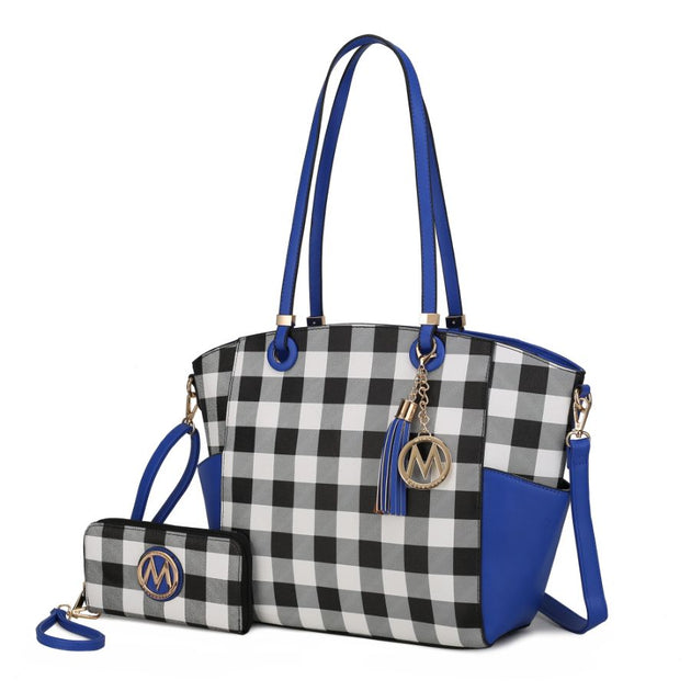 MKF Karlie Tote Bag with Wallet White Small 2