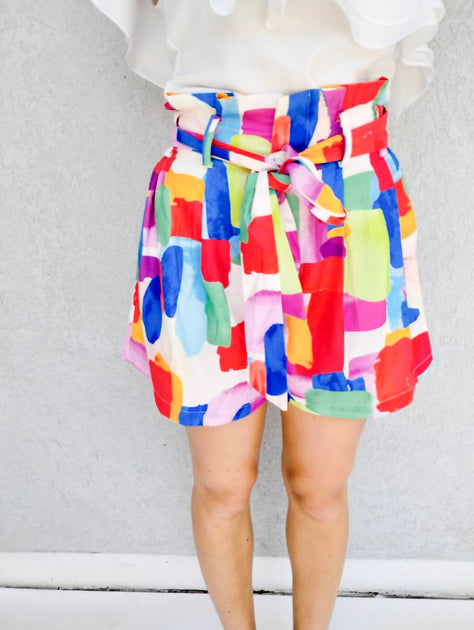 Flying Tomato Shorts mit Gürtel Multi Large 4