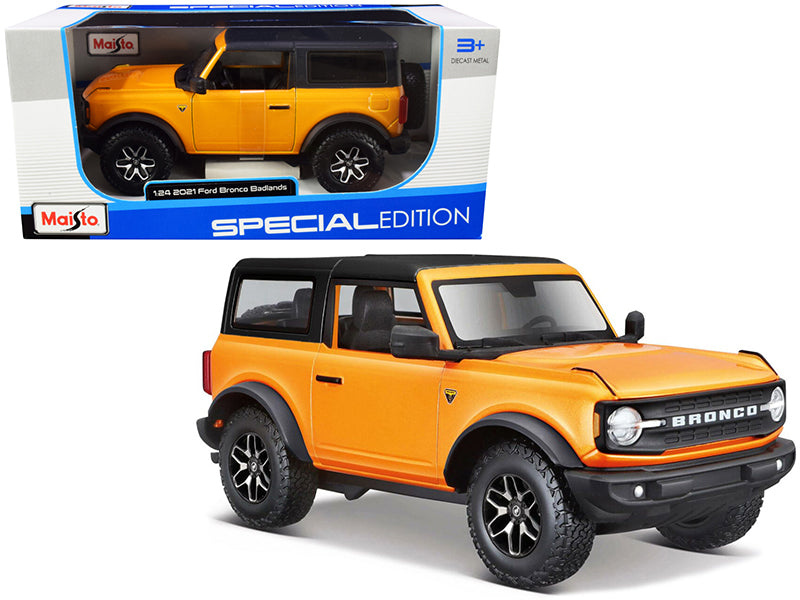 Maisto Ford Bronco Badlands Orange 1/24 Modellauto 2
