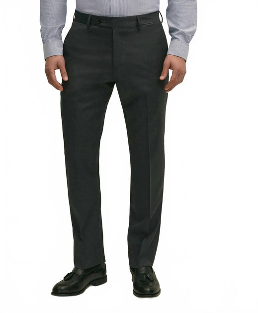 Brooks Brothers Classic Fit Wool Dress Pants Black US 40 Regular 2