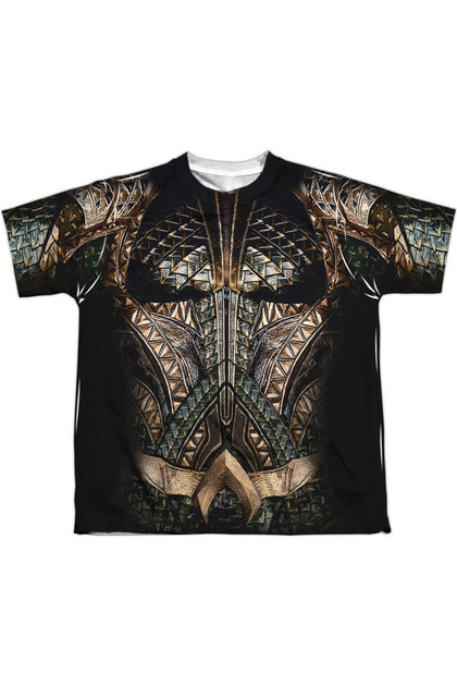 Gildan Justice League Aquaman T-Shirt Schwarz Large 2