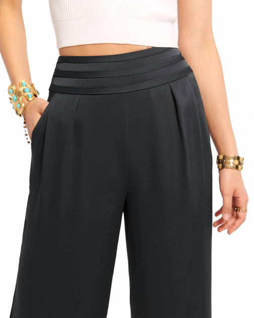 Ramy Brook Joss Cropped Pant Black US 8 3