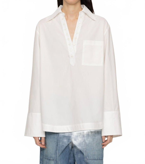 SEA Perlette Top White Size XXS 2