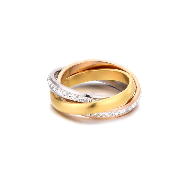 Adornia Eternity Band Gold US 6 2
