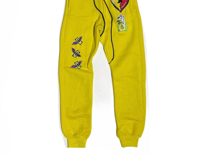 RETRO LABEL What The Air Jogger Yellow Small 2