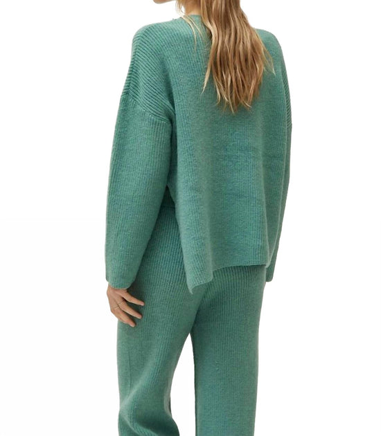 Compania Fantastica V-Neck Sweater Green Medium 3